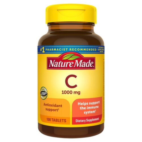 Nature Made Vitamin C 1000 mg Tablets, 100 Count