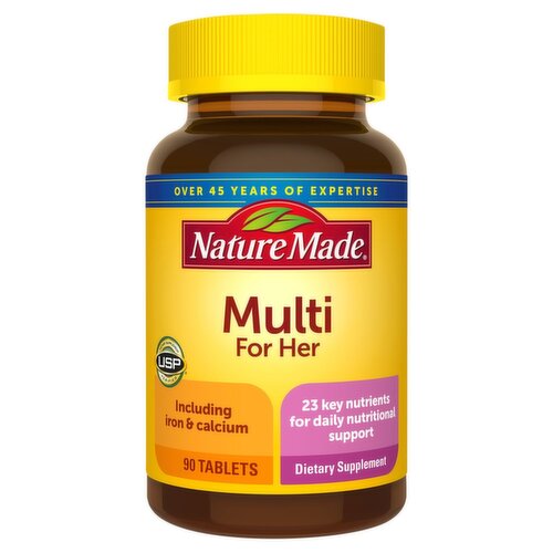 Nature Made Multivitamin For Her Tablets, 90 Count