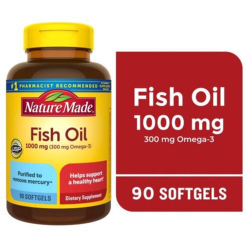 Nature Made Fish Oil Dietary Supplement, 90 count