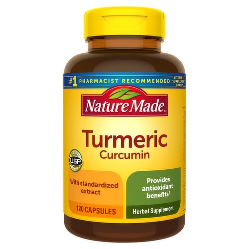 Nature Made Turmeric Curcumin Herbal Supplement, 120 Count