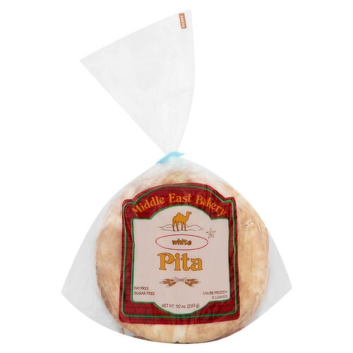 Middle East Bakery White Pita, 5 count, 10 oz