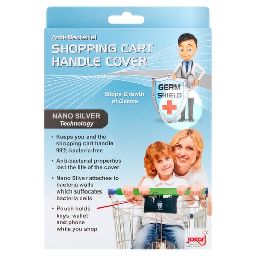 Jokari Anti-Bacterial Shopping Cart Handle Cover