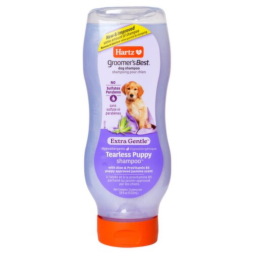 Hartz Groomer's Best Extra Gentle Tearless Puppy Dog Shampoo, 18 fl oz