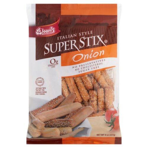 Bloom's Kosher Products Italian Style Onion Super Stix, 8 oz