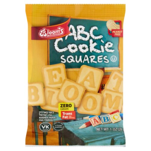 Bloom's Kosher Products ABC Cookie Squares, 1 oz