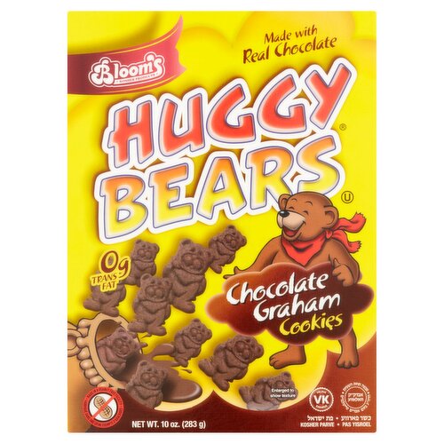 Bloom's Huggy Bears Chocolate Graham Cookies, 10 oz