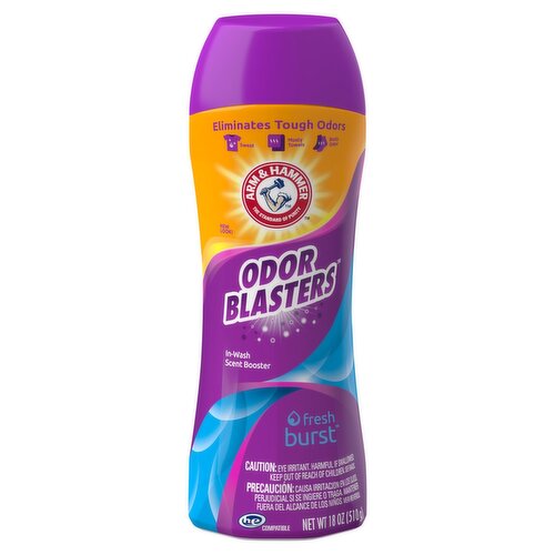 Arm & Hammer Odor Blasters Fresh Burst In-Wash Scent Booster, 18 oz