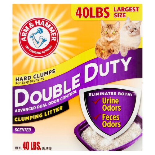 Arm & Hammer Double Duty Scented Clumping Litter, 40 lbs