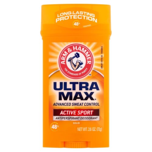 Arm & Hammer Ultra Мах Active Sport Solid Antiperspirant Deodorant, 2.6 oz