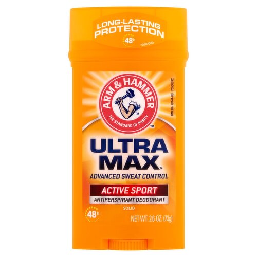 Arm & Hammer Ultra Мах Active Sport Solid Antiperspirant Deodorant, 2.6 oz