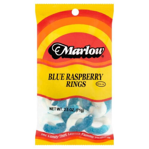 Marlow Blue Raspberry Rings, 2.5 oz