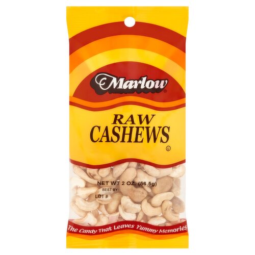 Marlow Raw Cashews, 2 oz