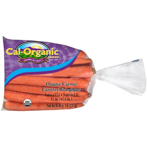 Organic Carrots 5 Lb Bag, 5 pound