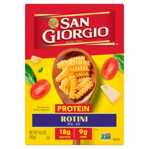 San Giorgio Protein No. 25 Rotini Pasta, 14.5 oz