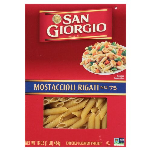 San Giorgio Mostaccioli Rigati No. 75 Enriched Macaroni Product, 16 oz