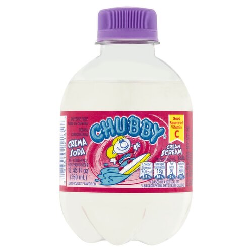 Chubby Cream Scream Soda, 8.45 fl oz