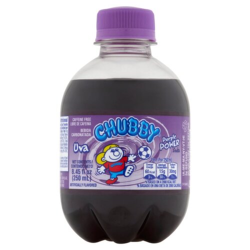 Chubby Uva Purple Power Soda, 8.45 fl oz