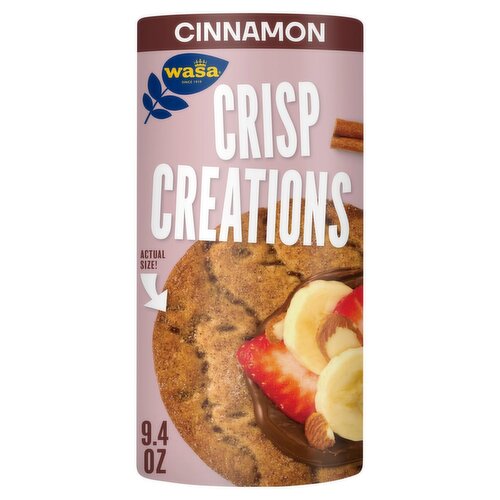 Wasa Crisp Creations Cinnamon Crackers, 9.4 oz