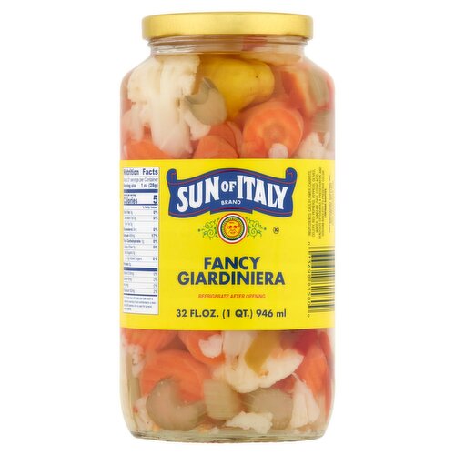 Sun of Italy Fancy Giardiniera, 32 fl oz