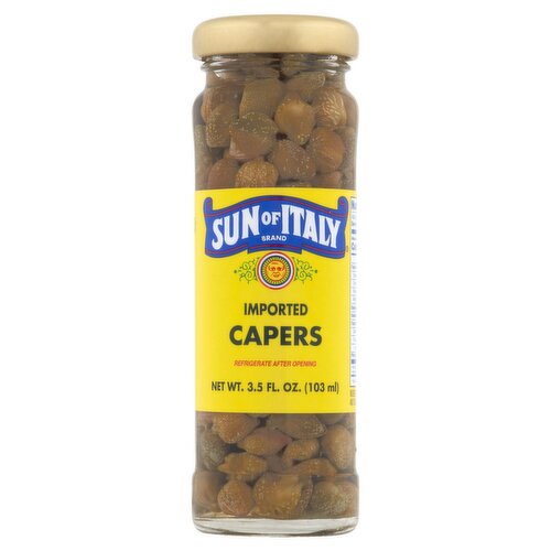 Sun of Italy Imported Capers, 3.5 fl oz