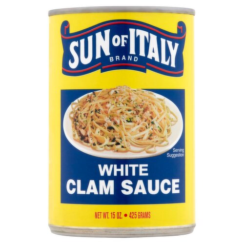 Sun of Italy White Clam Sauce, 15 oz