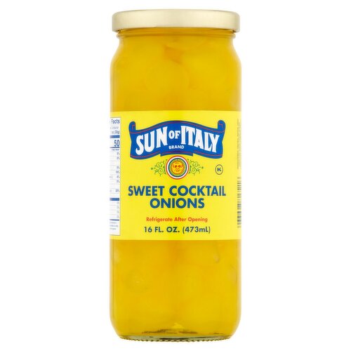 Sun of Italy Sweet Cocktail Onions, 16 fl oz