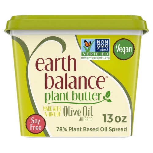 Earth Balance Olive Oil Whipped Buttery Spread, 13 oz