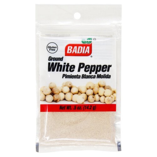 Badia Ground White Pepper, .5 oz