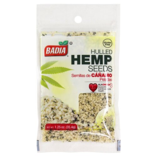 Badia Hulled Hemp Seeds, 1.25 oz