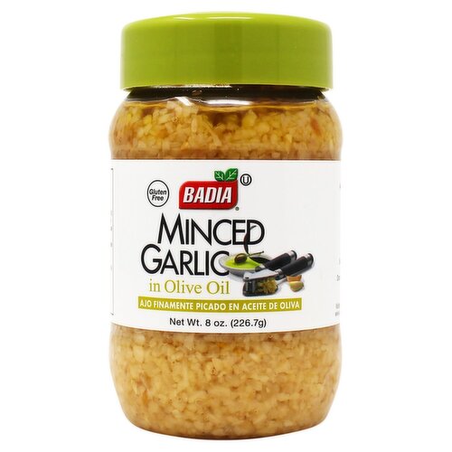 Badia Minced Garlic in Olive Oil 8 oz