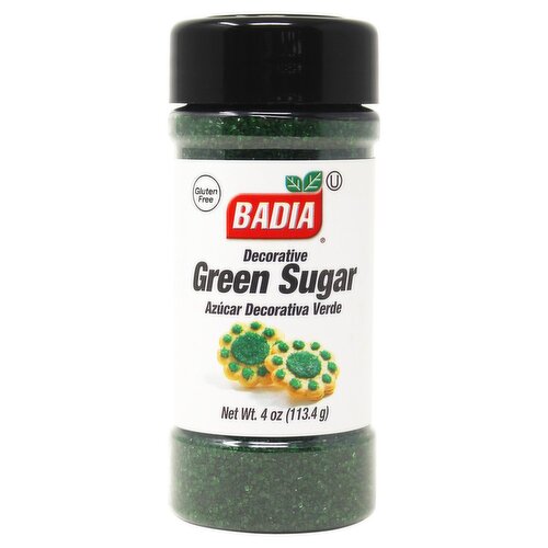 Badia Decorative Green Sugar 4 oz