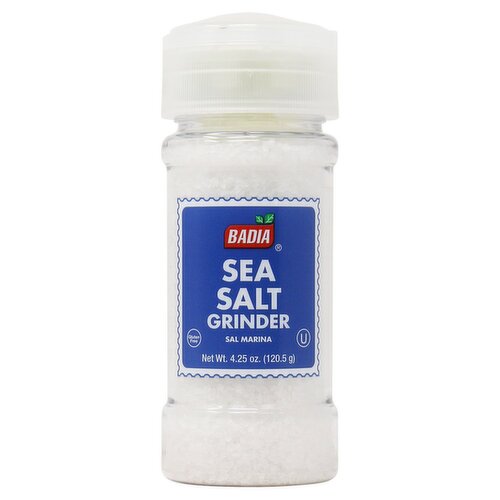 Badia Sea Salt Grinder, 4.25 oz