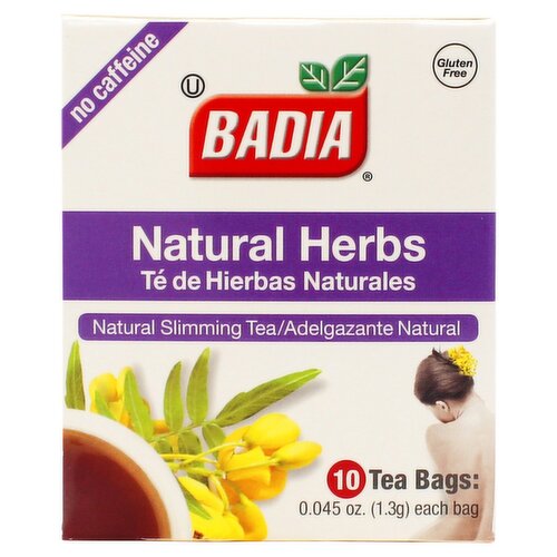 Badia Natural Herbs Tea 10 bags