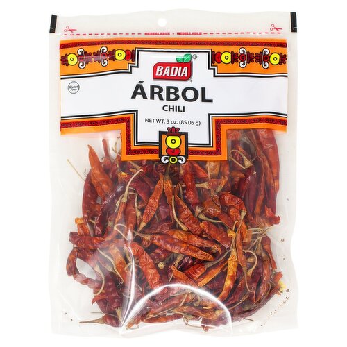 Badia Árbol Chili, 3 oz