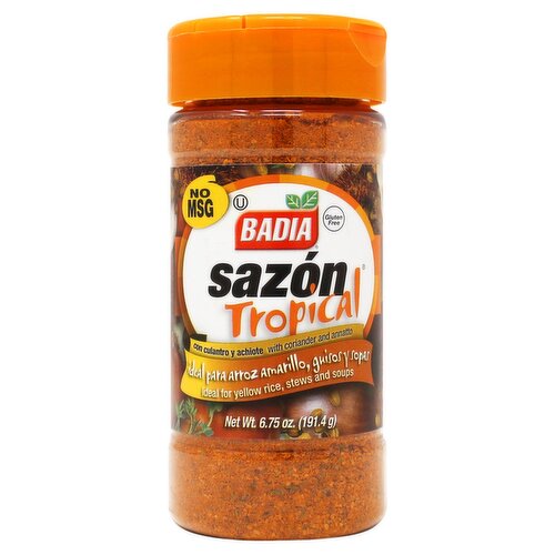 Badia Sazón Tropical® with Coriander & Annatto 6.75 oz