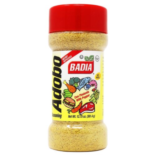 Badia Adobo Seasoning with Pepper, 12.75 oz