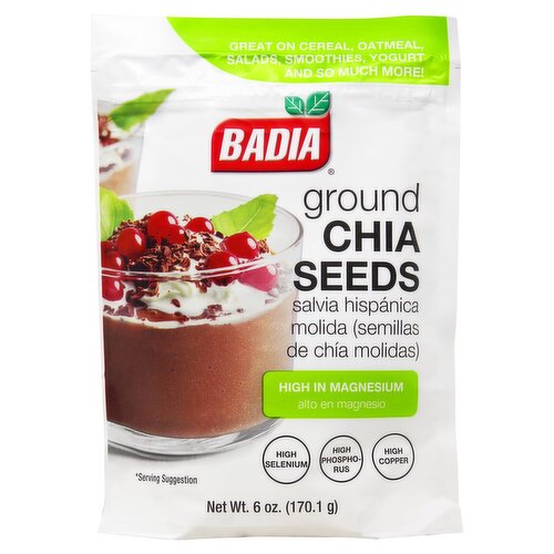 Badia Ground Chia Seeds, 6 oz