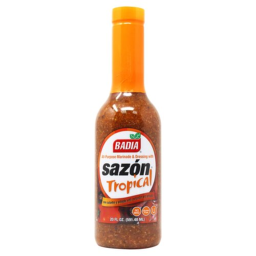 Badia Marinade & Dressing with Sazón Tropical® with Coriander & Annatto 20 fl oz