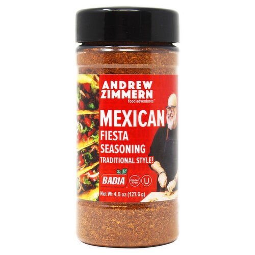 Badia Andrew Zimmern Traditional Style! Mexican Fiesta Seasoning, 4.5 oz