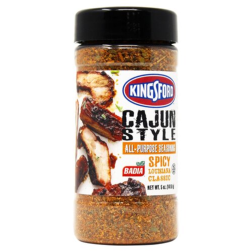 Badia Kingsford Cajun Style All-Purpose Seasoning, 5 oz