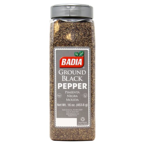 Badia Ground Black Pepper, 16 oz