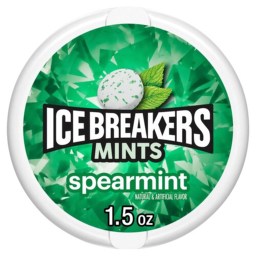 Ice Breakers Spearmint Sugar Free Mints, 1.5 oz