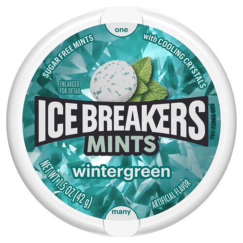 Ice Breakers Wintergreen Sugar Free Mints, 1.5 oz