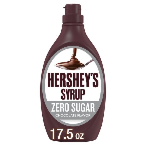 Hershey's Zero Sugar Genuine Chocolate Flavor Syrup, 17.5 oz
