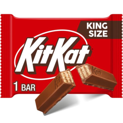 KitKat Crisp Wafers in Milk Chocolate King Size, 3 oz