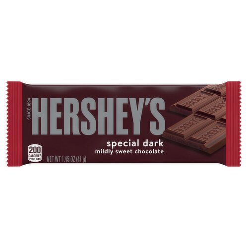 Hershey's Special Dark Mildly Sweet Chocolate Bar, 1.45 oz