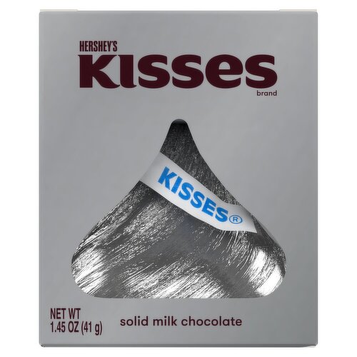Hershey's Kisses Solid Milk Chocolate, 1.45 oz