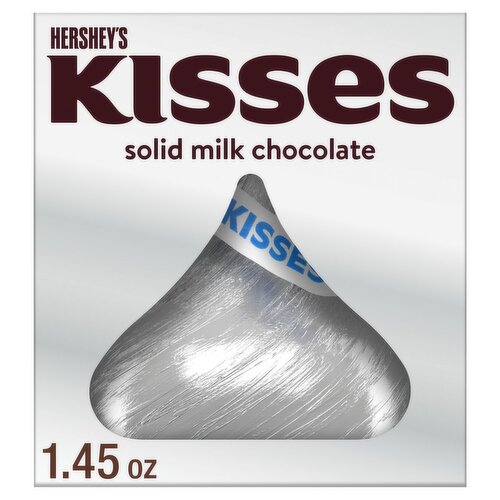 Hershey's Kisses Solid Milk Chocolate, 1.45 oz