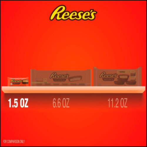 Reese's Milk Chocolate & Peanut Butter Cups, 2 count, 1.5 oz