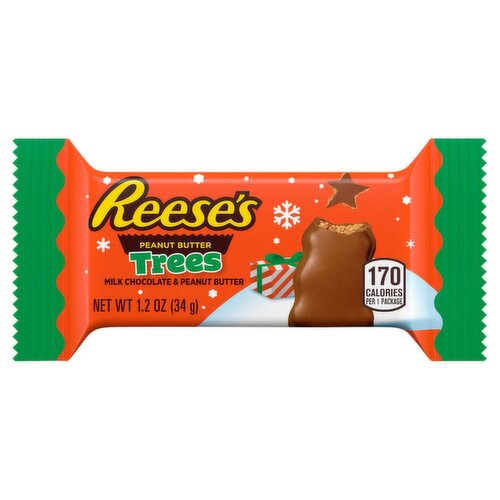 Reese's Milk Chocolate & Peanut Butter Trees Candies, 1.2 oz